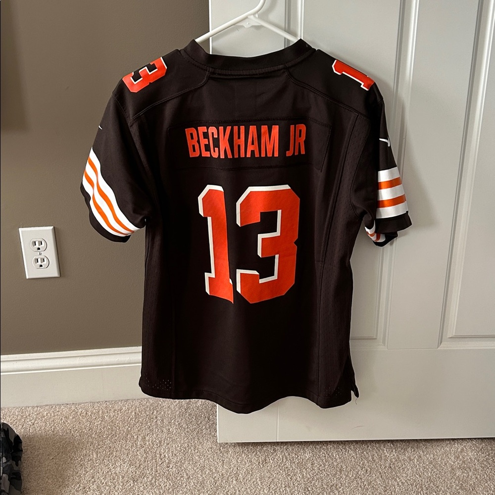 Cleveland browns Beckham jersey.  Boys L